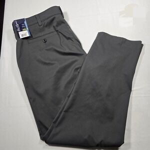 Ben Hogan Performance Golf Pants Mens 36x32 Gray Stretch Moisture Wicking NWT